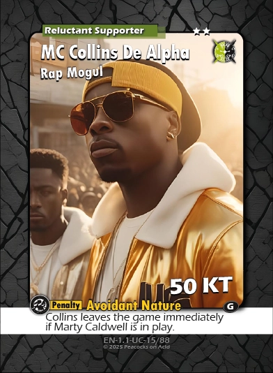 Shadows & Syndicates Duel Card Game – Set 1 Class 2 ★★ Card [100% AI-generated imagery]
