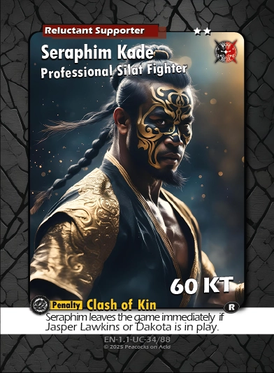 Shadows & Syndicates Duel Card Game – Set 1 Class 2 ★★ Card [100% AI-generated imagery]