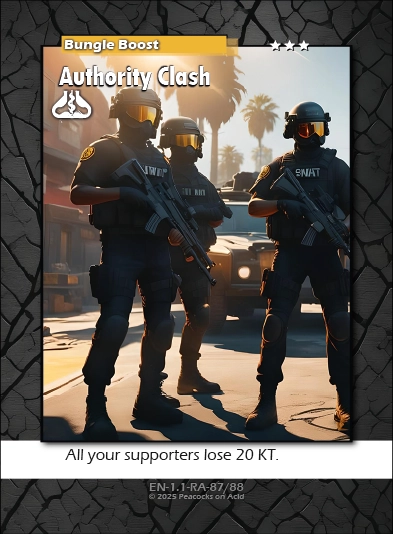 Shadows & Syndicates Duel Card Game – Set 1 Class 3 ★★★ Card [100% AI-generated imagery]
