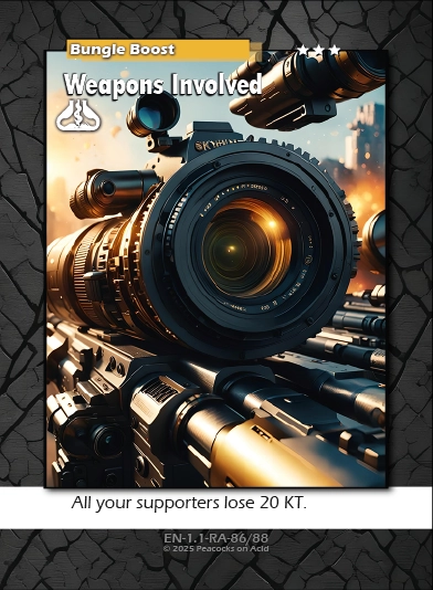 Shadows & Syndicates Duel Card Game – Set 1 Class 3 ★★★ Card [100% AI-generated imagery]