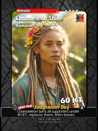 Shadows & Syndicates Duel Card Game – Set 1 Class 4 ★★★★ Card [100% AI-generated imagery]