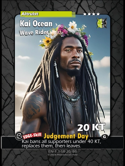 Shadows & Syndicates Duel Card Game – Set 1 Class 4 ★★★★ Card [100% AI-generated imagery]