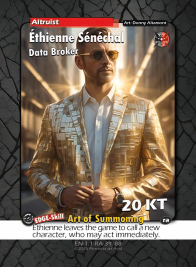 Shadows & Syndicates TCG – Set 1 Rare Card