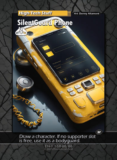 Shadows & Syndicates TCG – Set 1 Super Rare Card