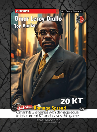 Shadows & Syndicates TCG – Set 1 Uncommon Card